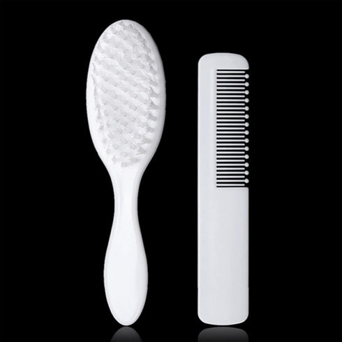 Qsvbeeqj Set Set Soft Hair Brush & Comb Finest Bristles Baby Hair Brush Infant Body Massage Brush Bathtub Soothing