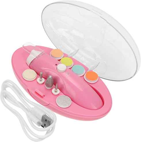 Trimming Nail for Boy Girl Electric Nail Clippers for Boys and Girls Toddlers Newborns Night Light for Parents