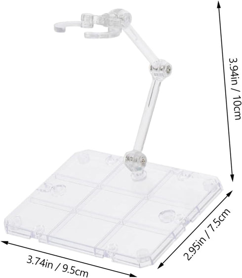 iplusmile Action Figures Metal Model Action Figure Stand Set Figurine Model Display Rack for DIY Assembly Doll Model Support Stand Sturdy Base Action Figures Aew Action Figures