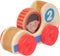 Melissa & Doug GO Tots Wooden Race Cars, 2 Cars and 2 Disks, FSC Certified
