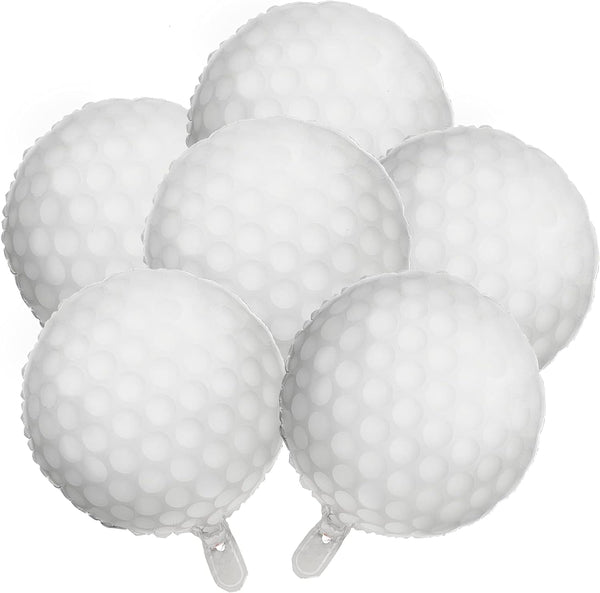 Sosation Huge 18 Inch Golf Balloons Aluminum Foil Balloon Arch for Masters Golf Birthday Party Decorations (6 Pieces)