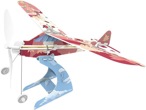 PLAYSTEM Rubber Band Aeroplane Kit - Fun STEM Learning Activity