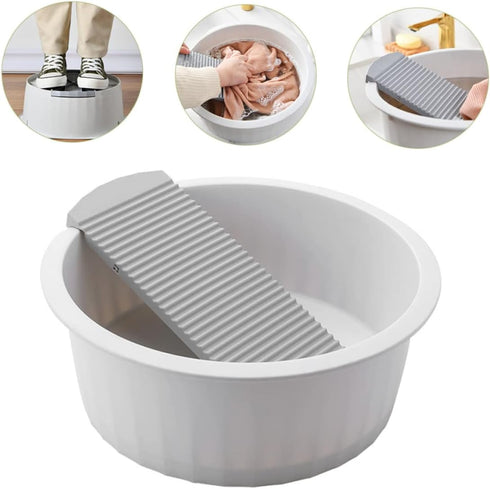 LIFKOME 1 Set Set Foot Soaking Tub Washing Clothes Laundry Travel Collapsible Foot Soak Tub Baby Sink Newborn Clothes