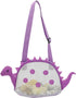 AUONY Beach Toy Mesh Beach Bag Kids Shell Bag Dinosaur Beach Sand Toy
