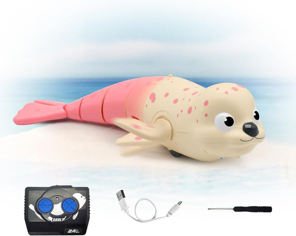 QUN XING Amphibious Remote Control Seal - 2.4Ghz Rechargeable Pool & Land