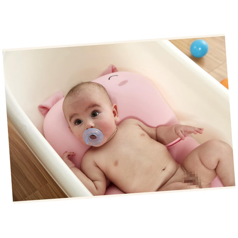 Foldable Non-Slip Bathing Pad for Newborns - Safe Baby Bath Tub Support