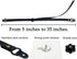 Generic 2 Pack Adjustable TV Safety Straps, No-Drill Adhesive TV Anti-Tip Straps Furniture Anchors for Baby Proofing
