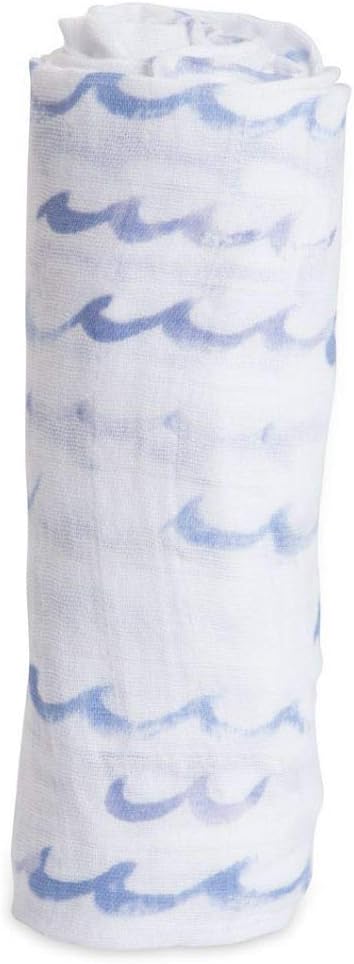 Little Unicorn Premium Cotton Swaddle Baby Blanket | Breathable Fabric | for swaddling, Play, Nursing & More (High