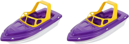 Toddler Bath Toys 2pcs Speedboat for Fun Carrier Sand Playthings for Bath Pool Summer Shower