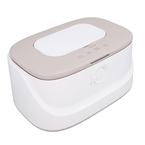 Hamwesh Portable Baby Wipe Warmer, Large Capacity Wipes Dispenser with Night Light, Adjustable Temperature Control