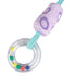 Baby Pram Mobile Toy for Pack and Play - Car Roof Handle Toys with Soft Rattle for 0 Months+ (Sky)