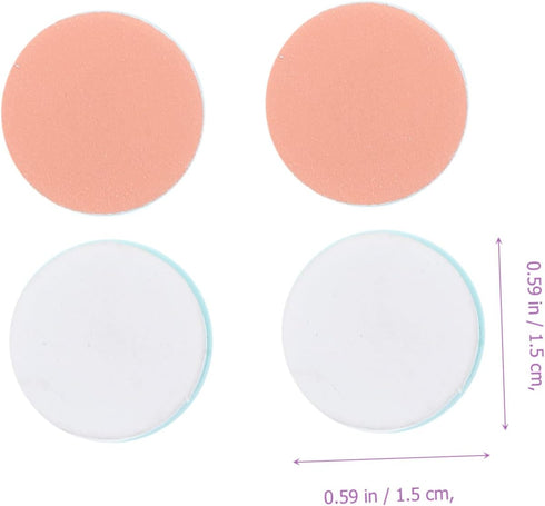 LOORGVEL 8Pcs Trimmer Baby Electric Nail Grinder Replacement Heads Random Color Grinding Pads for Nail Tool Convenient