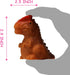 8 Pack Light Up No Hole Dinosaur Bath Toy Set, Color Changing Floating Dino Pool Toy for Baby Toddler Kids