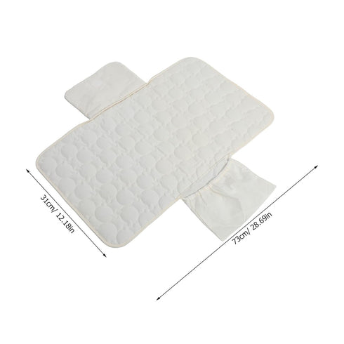 Portable Foldable Change Pad Waterproof Diaper Changing Mat Small Travel Mat for Reusable Cotton Wetting Pad