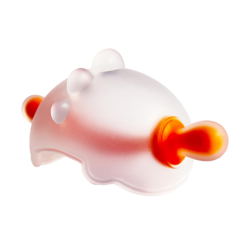 6-12 Baby Chew Toy for Months One-Piece Liquid Silicone Teether, No Glue No Gaps, Easy-Grip Dinosaur for On-the-Go