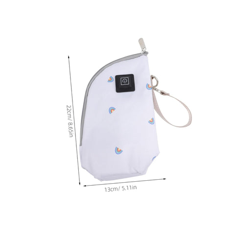 Portable Newborn Milk Bottle Warmer Bag Level Temperature Control USB Electric Insulated Bottle Holder for Breastmilk