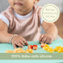 UpwardBaby Rectangular Silicone Placemat - Suction Food Catcher for High Chair & Kids, Non-Slip Washable Table Mats