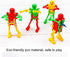 5 Pcs Funny Spring Wind-up Dancing Walking Robot Toy Playset for Kids, Robots Theme Party Activity Role Playing