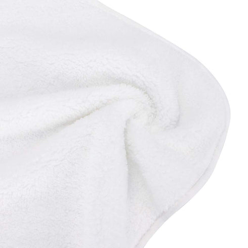 ESTAMICO Unisex Baby Plush Hooded Bath Towels with Embroidery Cross and Cute Ears for Infants, Toddlers & Kids