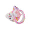 SUNOWE Adult Sized Pacifier, Personalized Pacifier, with Dust Cover Rhinestones Bling DummyPink