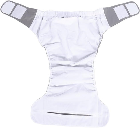 Zetiling 20.5-42.5in Adult Cloth Diapers, Reusable Adult Diapers, Washable Breathable Incontinence Nappy Pants