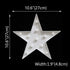 LED Marquee Star Sign Night Light, Battery Operated Star Shaped Desk Lamp for Kids, Nursery Room Decor