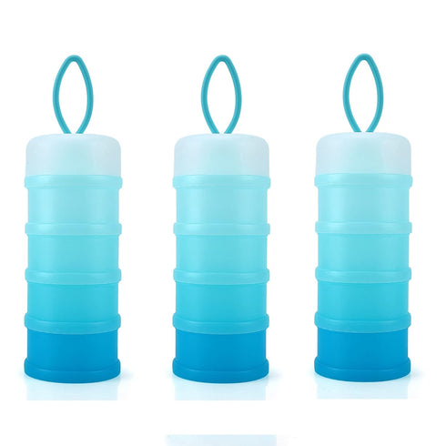 Accmor 3 Pack Baby Formula Dispenser On The Go, Stackable Formula Dispenser
