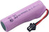 3PCS 3.7V 2000mAh SM-2P Plug Lithium Battery with USB Charging Cable for Off-Road Vehicle Truck RC Toys
