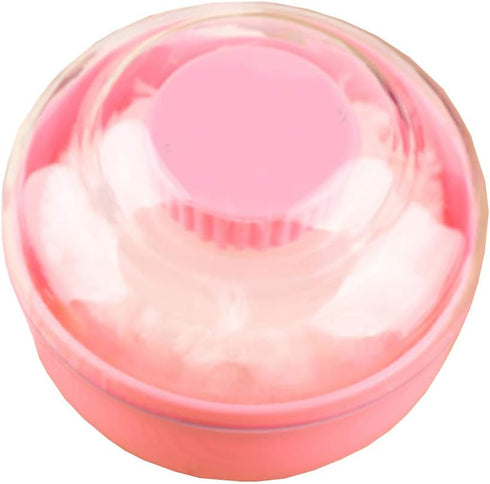 Topwon Baby Powder Container with Large Powder Puff After-Bath Body Powder Case