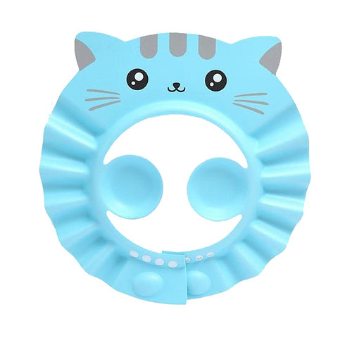 PENINSULA LOVE Baby Shampoo Cap Waterproof Baby Shower Cap Adjustable Bathing Hat Visor Hat with Ear Muffler