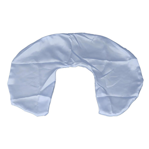 Grey & Blue Washable Nursing Pillow Cover - Soft Satin for Breastfeeding