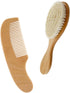 Abaodam Hair Washing Brush and Scalp Massage Comb Set for Newborns with