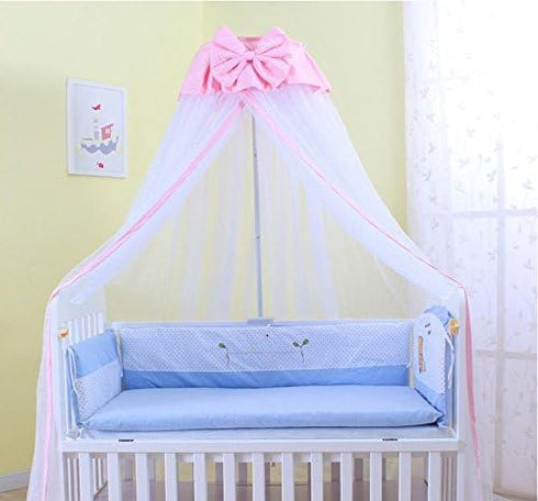 Joylife Pink Baby Canopy Netting for Crib - Easy Access Design