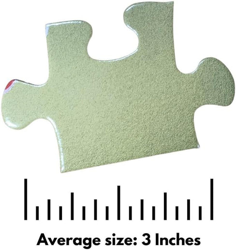 Bits and Pieces - 50 Piece Jigsaw Puzzle for Seniors - Birds on The Porch Steps - 15" x 19"
