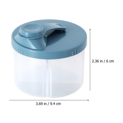 Set 2 of Portable Formula Dispenser Containers - Ideal for Milk Powder & Snacks