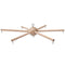 DIY Baby Mobile Kit, Hanging Frame Hanger for Crib, Decorative Natural Wooden