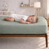 100% 1 Pack Crib Sheet Organic Turkish Cotton, GOTS Certified Premium Weight, Ultra Soft, Breathable Fitted - Toddler
