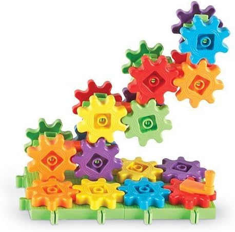 Set, 3 Learning Resources Gears Starter Building STEM Activities, Fine Motor Skills, Toddler Explorer Kit, Science