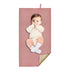 Wipeable Changing Pad for Baby, Dusty Pink Diaper Changing Mat for Baby
