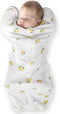 Coperta Newborn Swaddle Sack, IHDI Certified, Calms Startle Reflex, 100% Cotton Wearable Blanket,