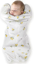 Coperta Newborn Swaddle Sack, IHDI Certified, Calms Startle Reflex, 100% Cotton Wearable Blanket,