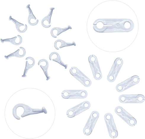 10 Pairs White Replacement Parts for Thomas Train Trackmaster Toys Couplers Hooks Eyes