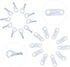 10 Pairs White Replacement Parts for Thomas Train Trackmaster Toys Couplers Hooks Eyes