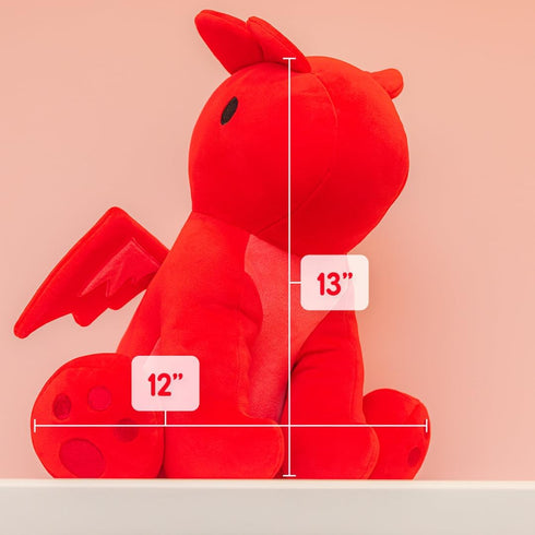 Red Dragon Stuffed Animals - Ultra Soft Plush Cute Stuffed Toy for Girls and Boys