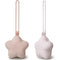 Moonkie Silicone Pacifier Holder Case, Cute Portable Pacifier Storage Case, 2 Pack