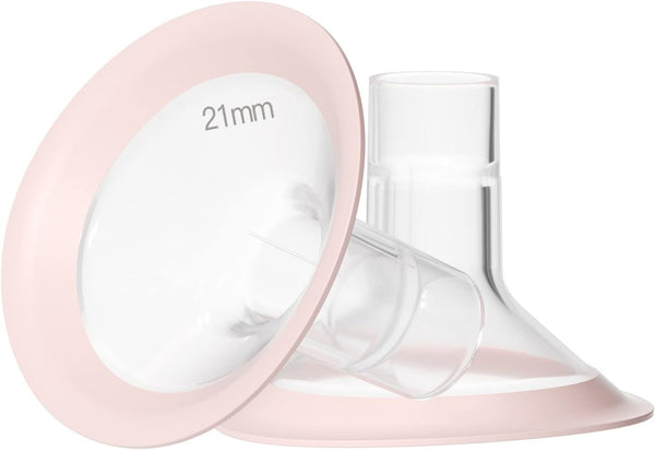 NCVI Replacement Flanges 21mm Compatible with 8780/8782/8100/8102/8122/8116/8128/8129, Breast Pump Accessories, BPA Free,