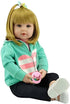 18 inch 45 cm 3+ iCradle Lovely Reborn Baby Doll Girl Soft Body Vinyl Lifelike Baby Doll Realistic Newborn Dolls