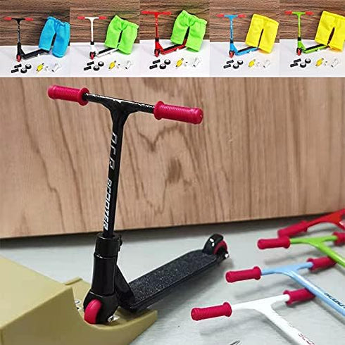 Finger Scooter with Tools and Shoes - Black Toy Accessories Pack for Kids