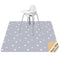 WOMUMON Splat Mat for Under High Chair/Arts/Crafts, Washable Baby Spill Mat Waterproof Anti-Slip