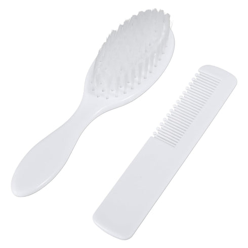 cunueae 2 Set Pcs Easy Grip Brush And Comb Baby Massage And Scalp Brush Infant Hairbrush For Baby Registry